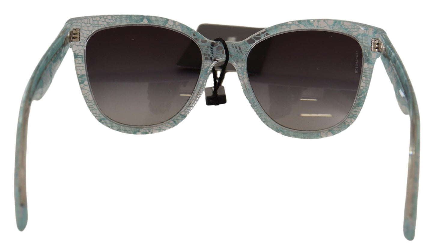 Dolce &amp; Gabbana Sicilian Lace Crystal Acetate aurinkolasit