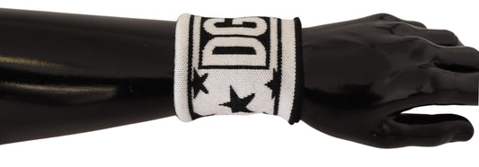 Dolce &amp; Gabbana Elegant Monochrome Wool Bracelet Set