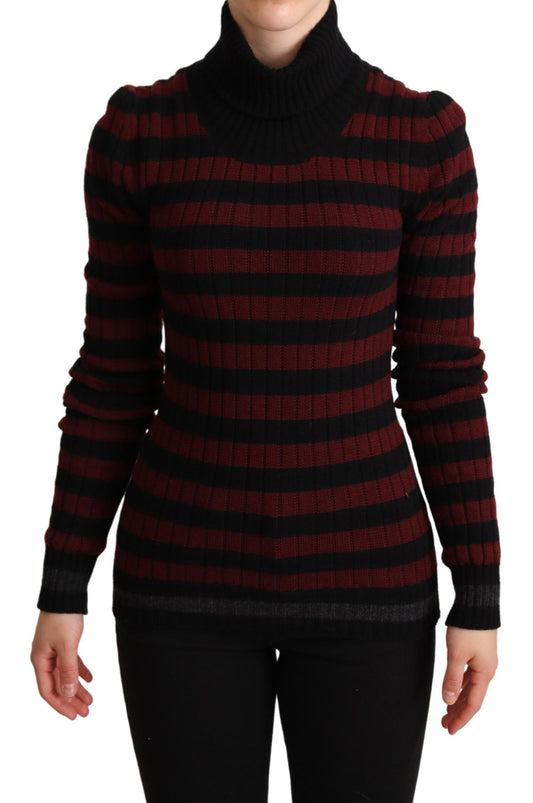 Dolce &amp; Gabbana Chic striped sweater made of wool and cashmere