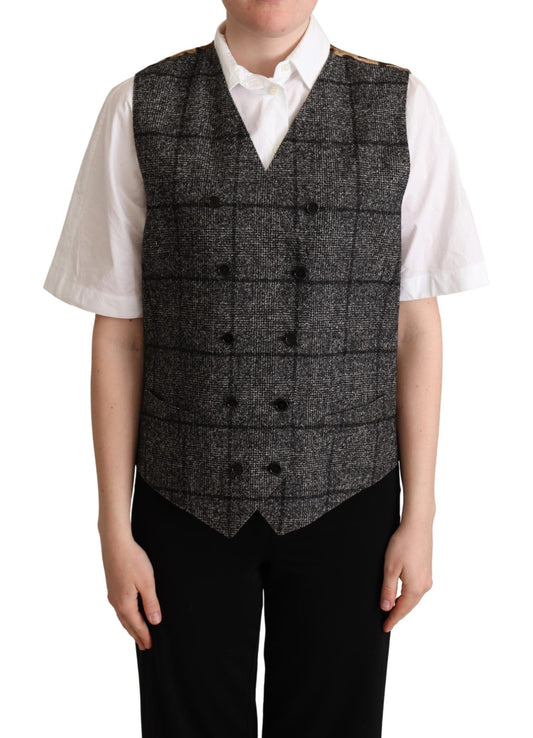 Dolce &amp; Gabbana Elegant sleeveless vest with leopard print