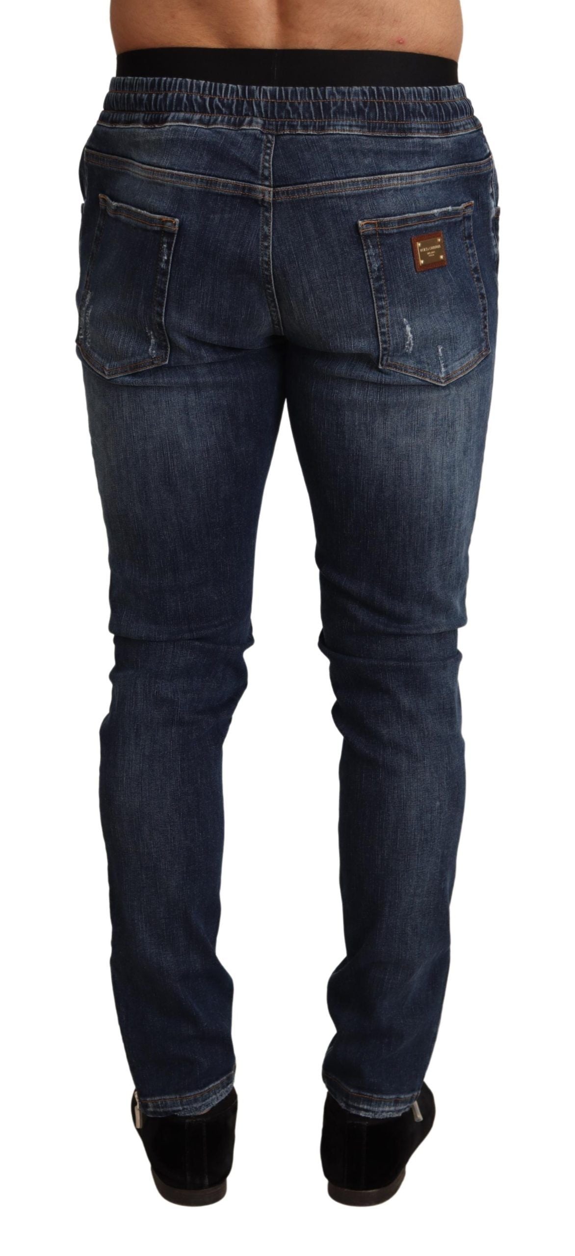 Dolce &amp; Gabbana Elegant dark blue skinny jeans