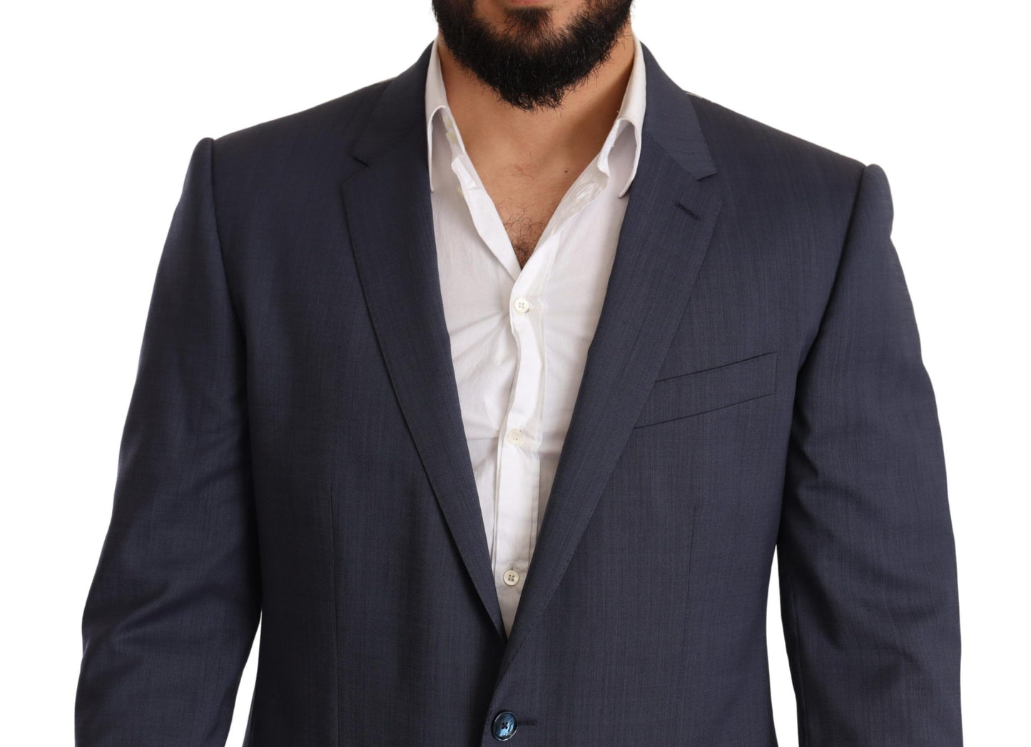 Dolce &amp; Gabbana Elegant blazer jacket in blue wool Martini