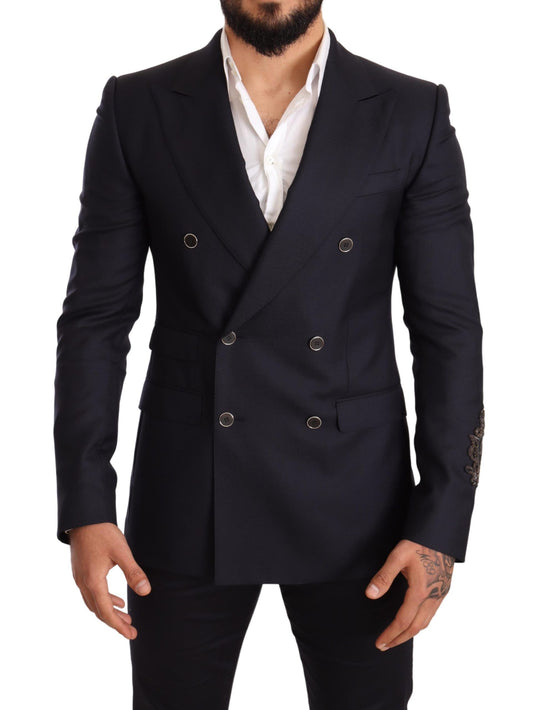 Dolce & Gabbana Eleganter Blazer aus einer Kaschmir-Seiden-Mischung