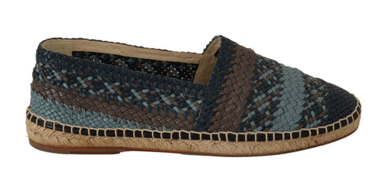 Dolce & Gabbana Elegante Espadrilles aus gewebtem Leder