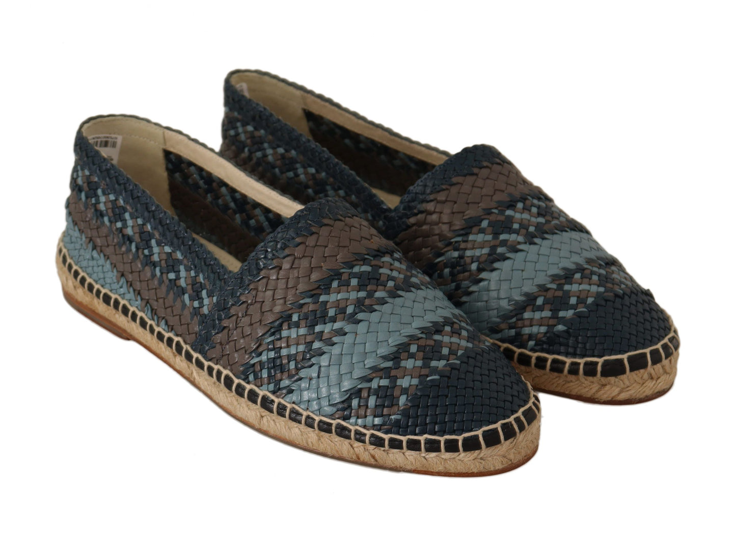 Dolce &amp; Gabbana Elegant espadrilles made of woven leather