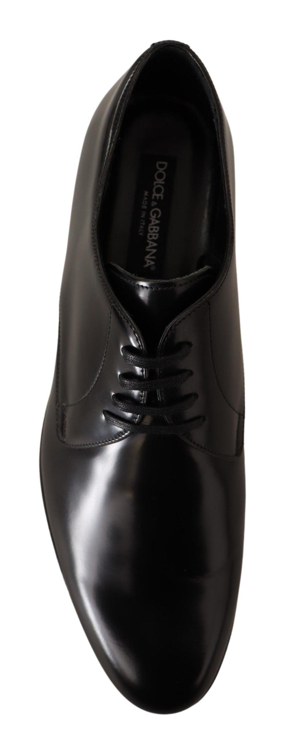 Dolce &amp; Gabbana Elegant Derby Shoes in Black Leather