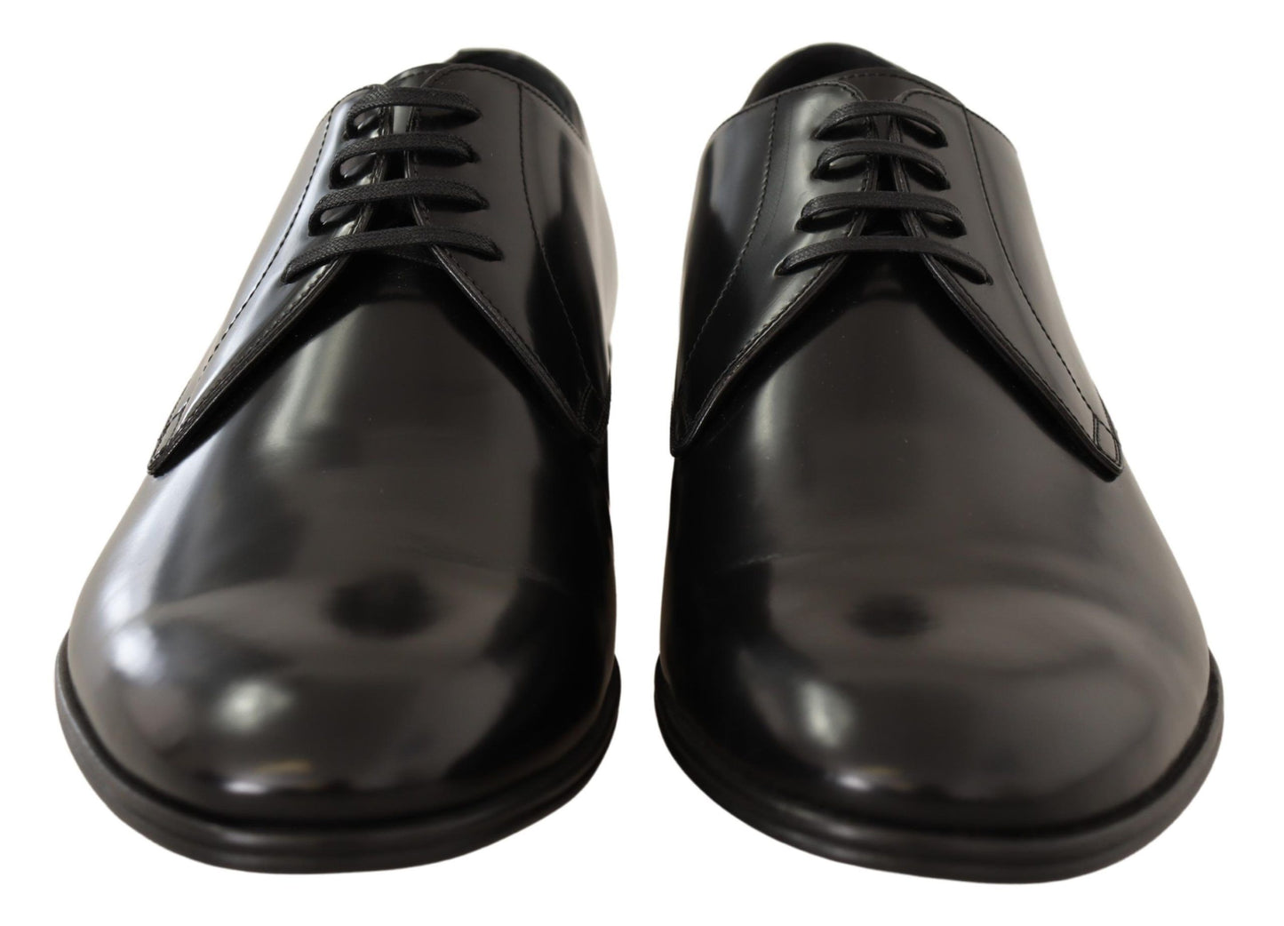 Dolce &amp; Gabbana Elegant Derby Shoes in Black Leather