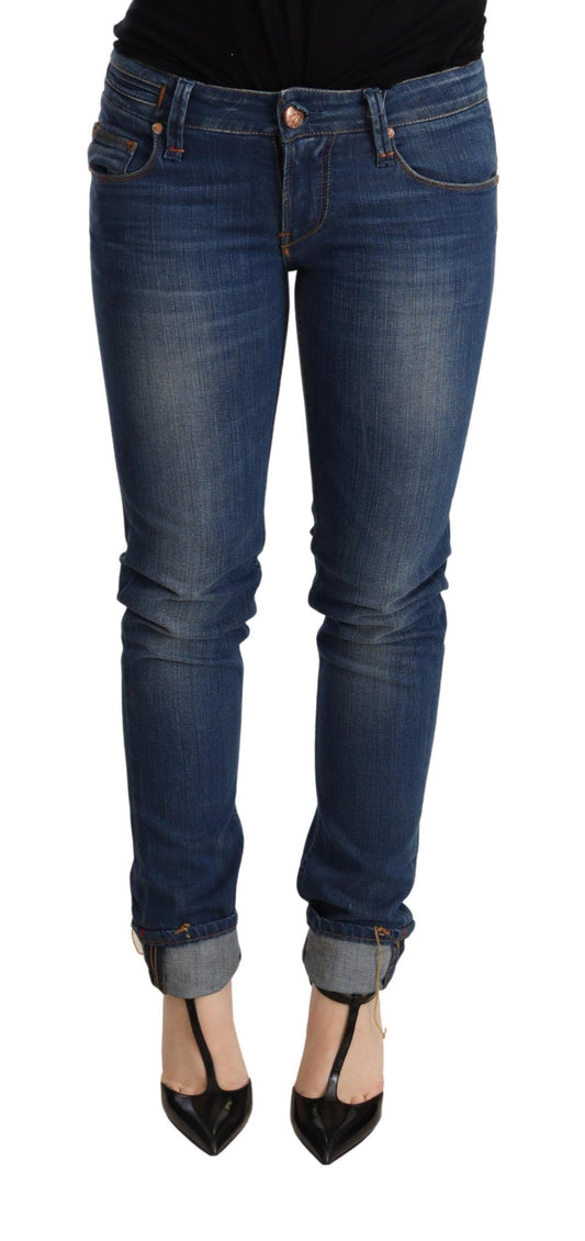 Eight chic blue washed push-up skinny jeans