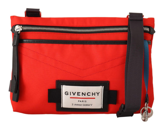 Givenchy Chic punainen ja musta Downtown Crossbody -laukku