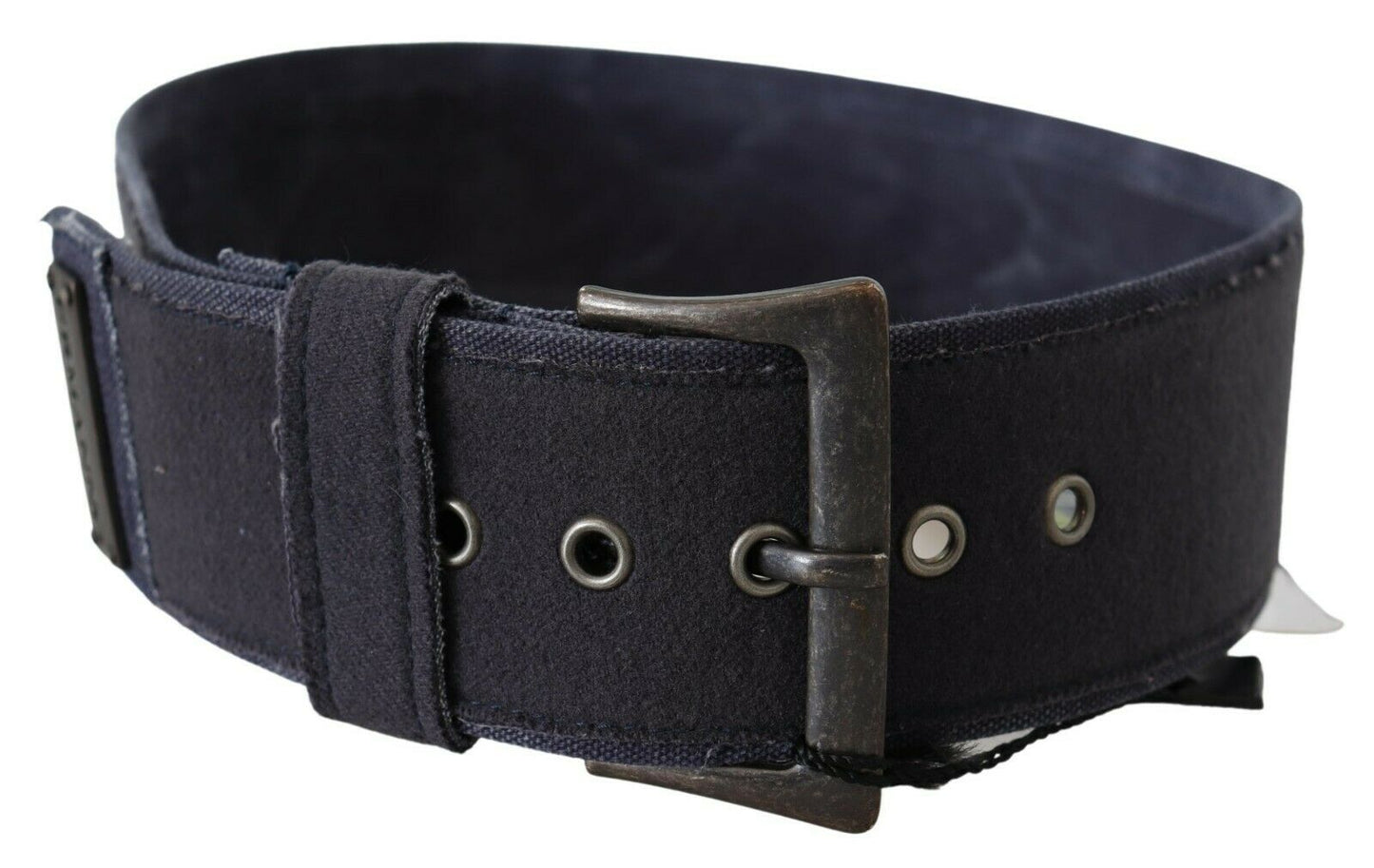 Ermanno Scervino Elegant navy blue leather belt