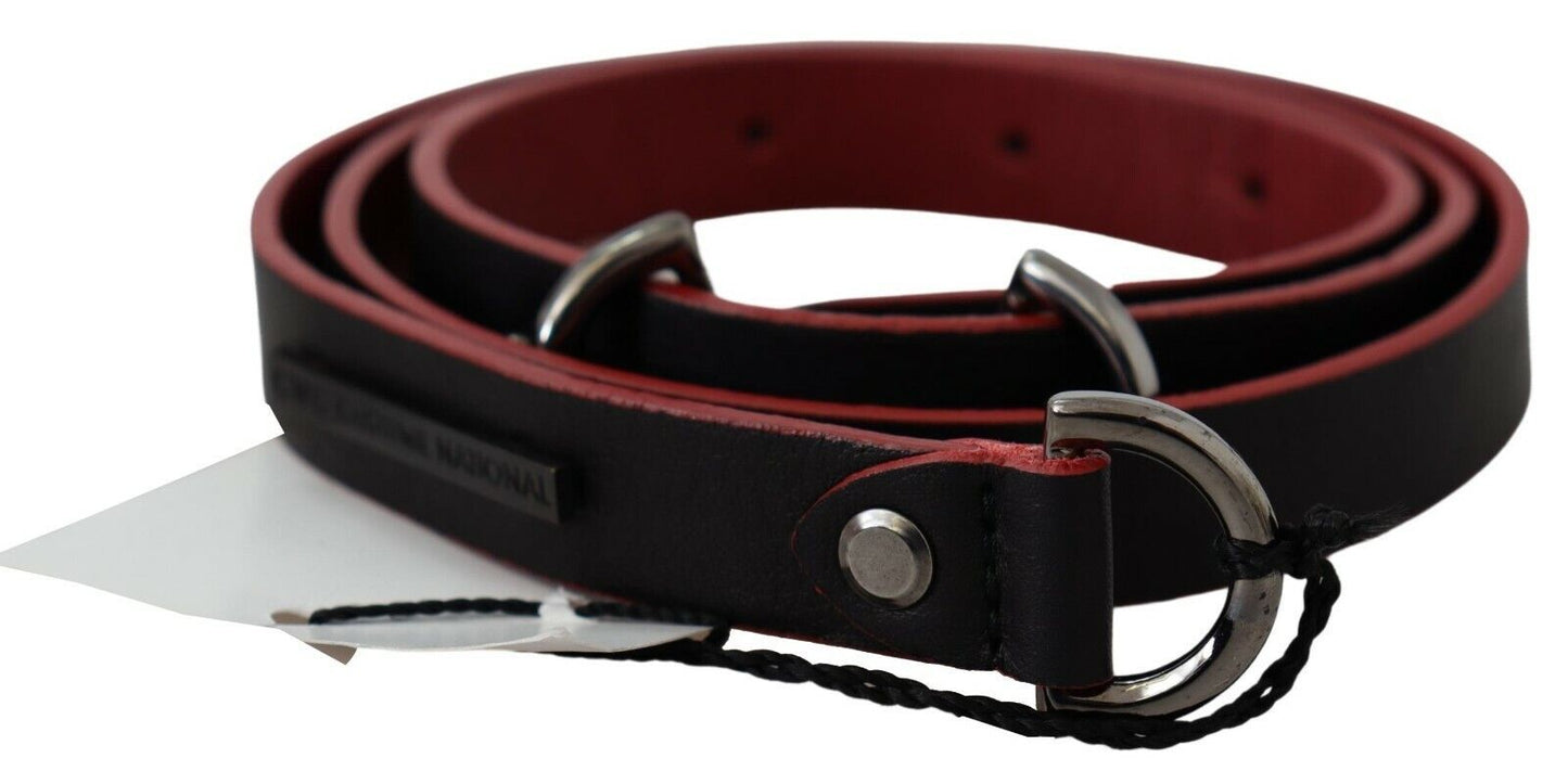 Costume National Elegant two-tone leather belt