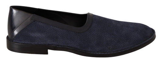 Dolce & Gabbana Elegante Loafers aus perforiertem Leder