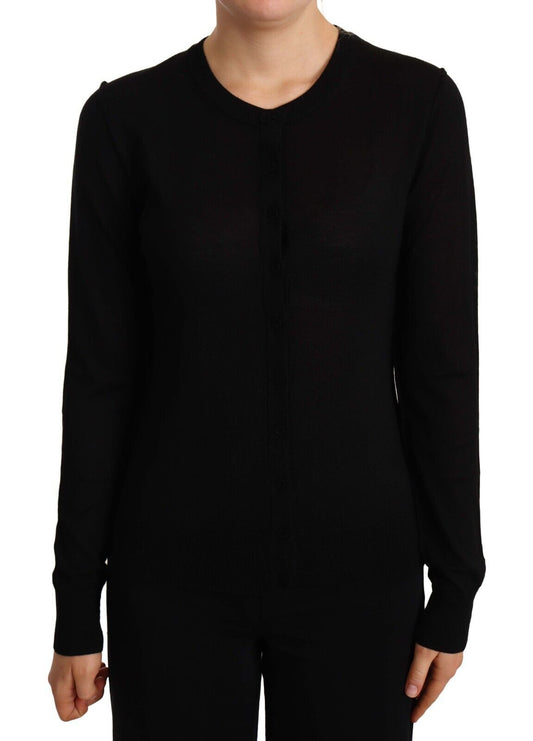 Dolce &amp; Gabbana Elegant round-neck sweater made of virgin wool