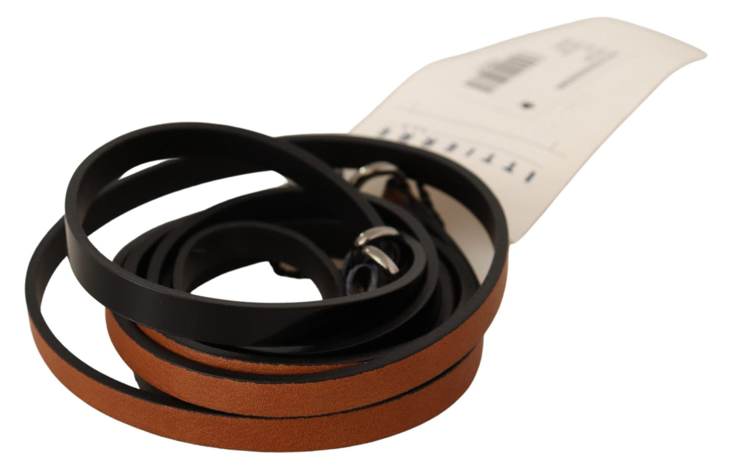 Costume National Elegant Brown Leather Belt for Fashion