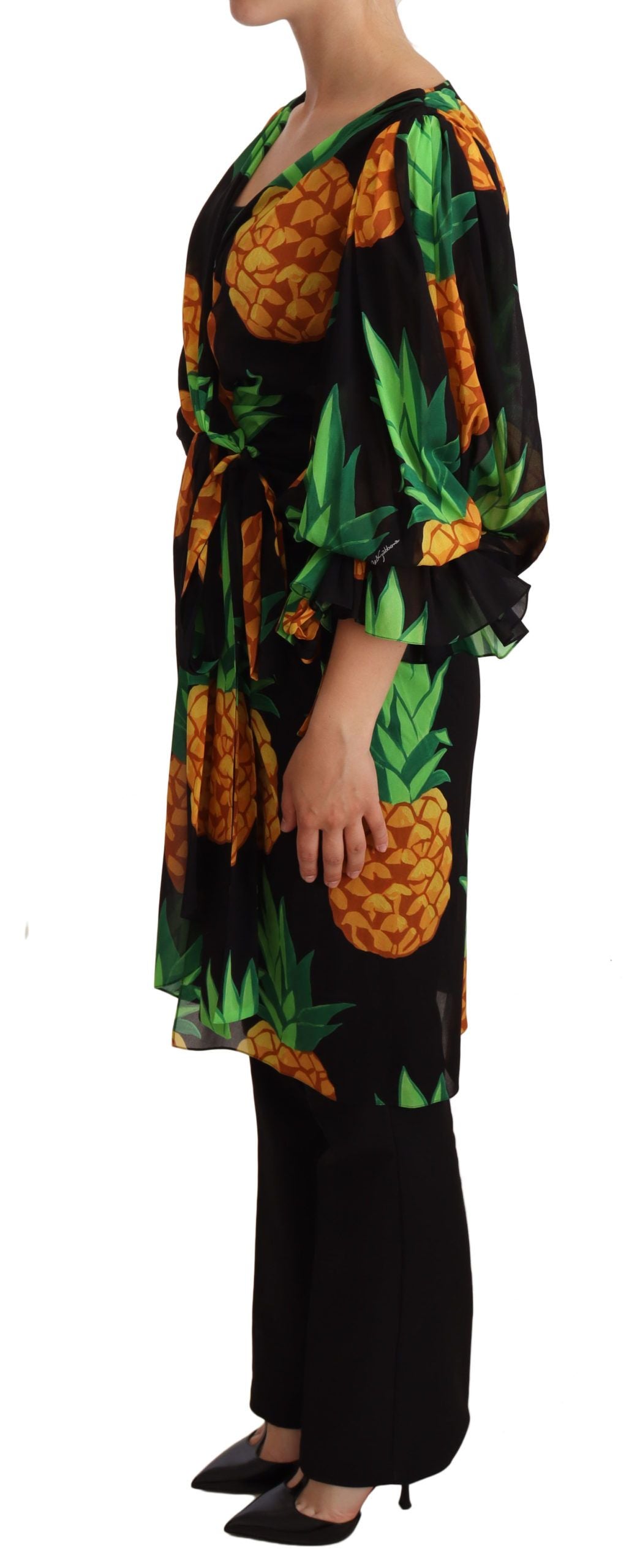 Dolce &amp; Gabbana Vibrant Pineapple Wrap -mekko