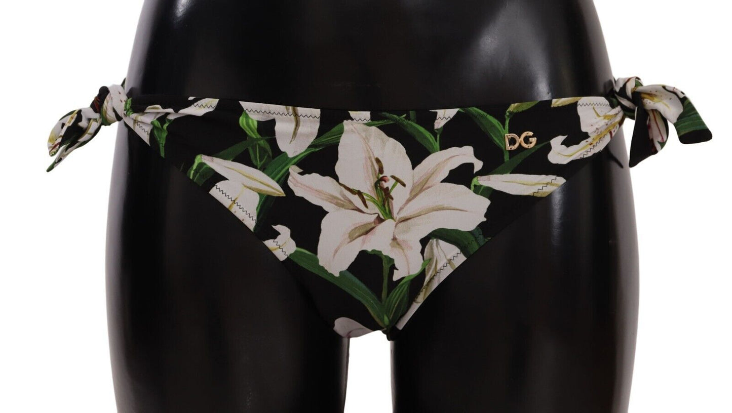 Dolce &amp; Gabbana Tyylikäs bikinihousu liljaprintillä