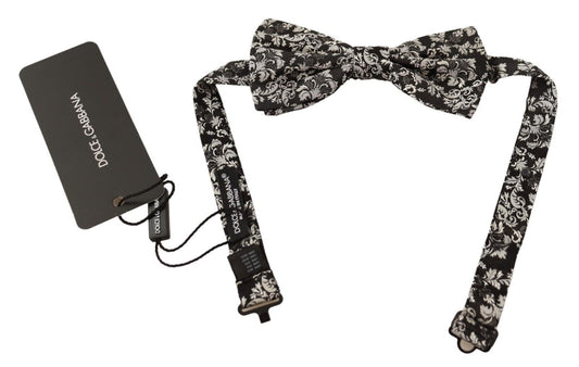 Dolce &amp; Gabbana Floral Silk Bow Tie Luxe