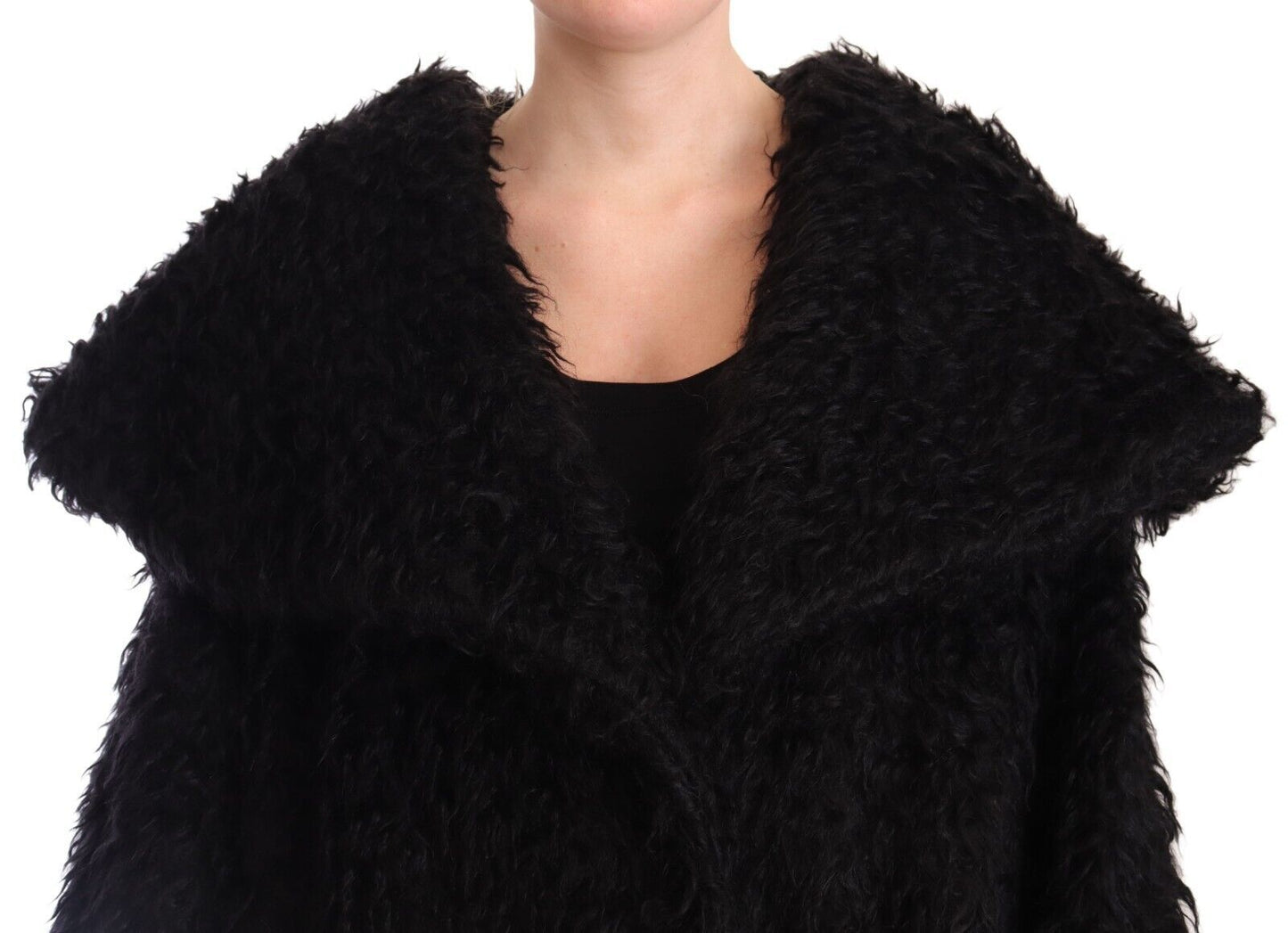 Dolce &amp; Gabbana Elegant Runway Fur Cape Trenditakki