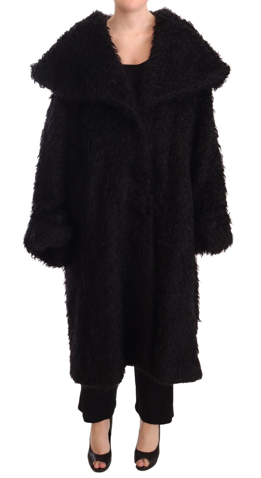 Dolce &amp; Gabbana Elegant Runway Fur Cape Trenditakki