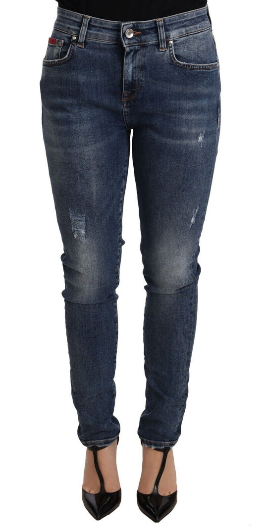 Dolce & Gabbana Elegante Slim-Fit Distressed Skinny Jeans