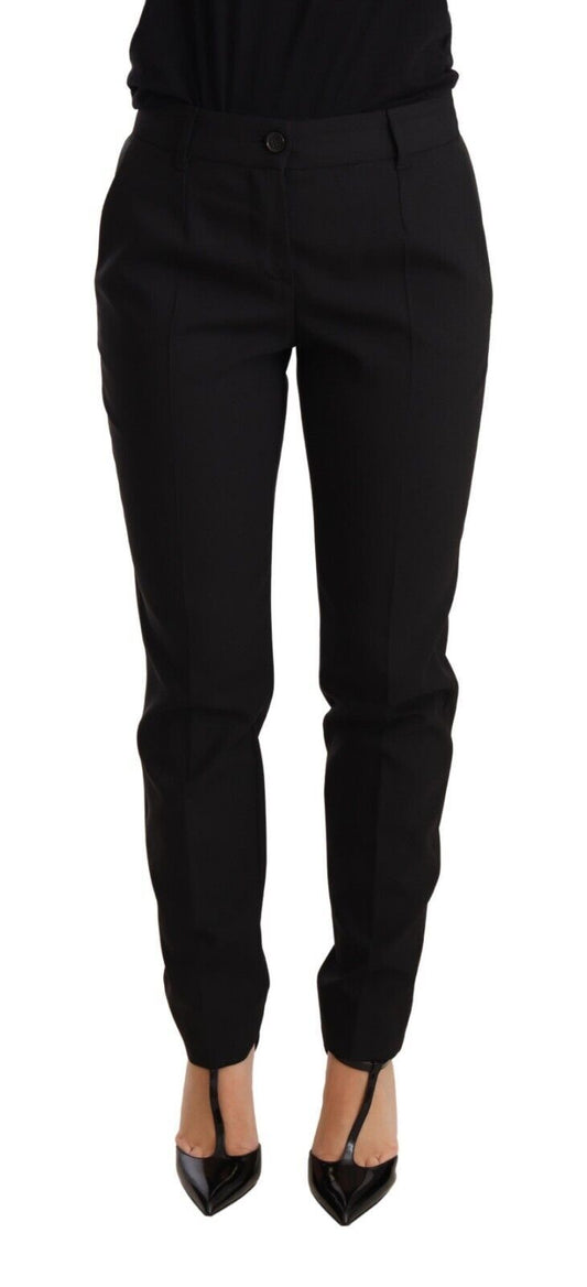 Dolce &amp; Gabbana Elegant tapered wool trousers