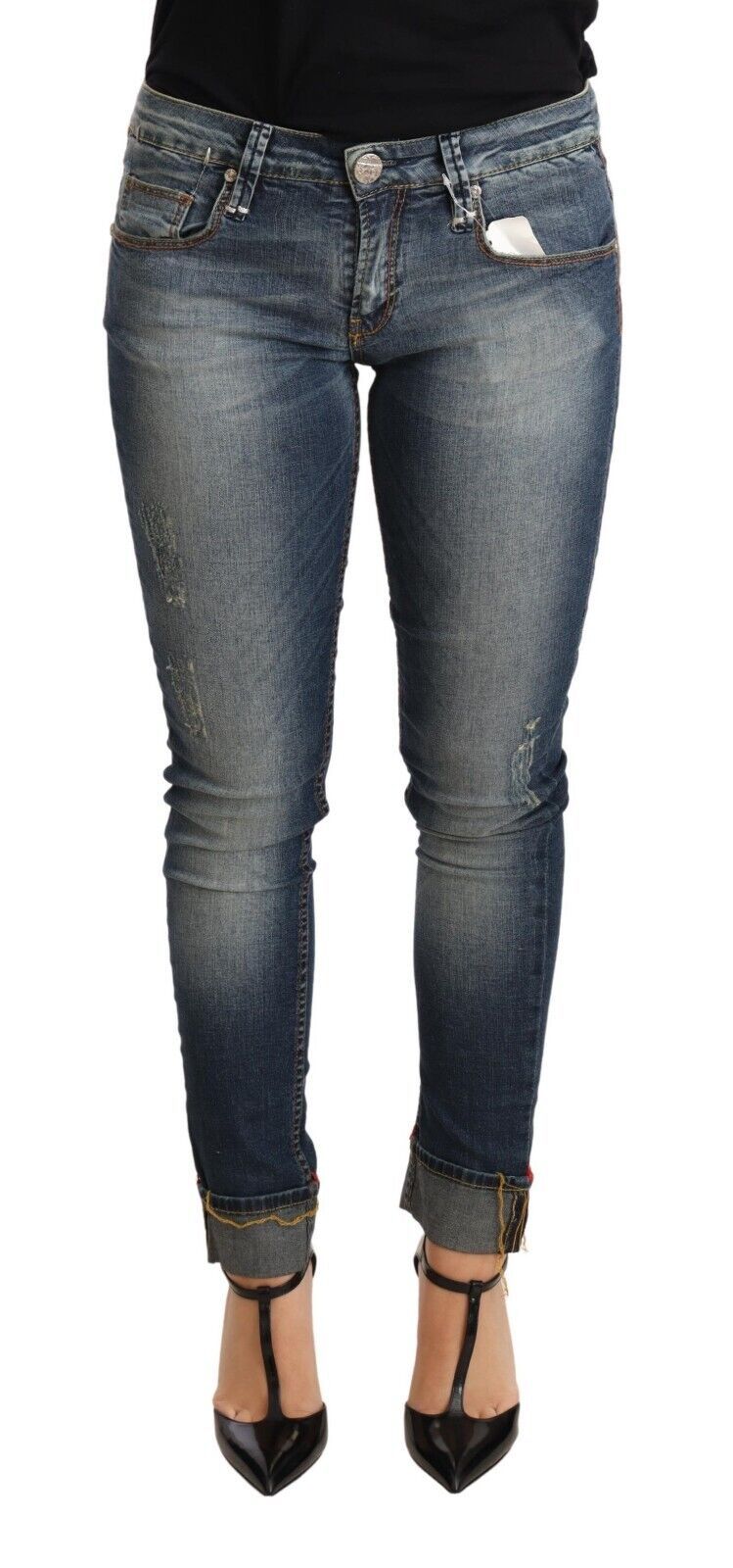 Eight Chic Blue Washed Skinny Denim