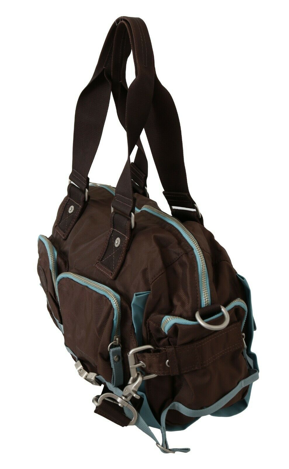 WAYFARER Elegant duffel travel bag in earthy brown