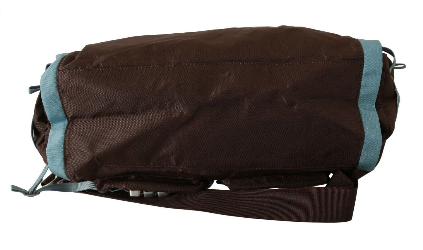 WAYFARER Elegant duffel travel bag in earthy brown