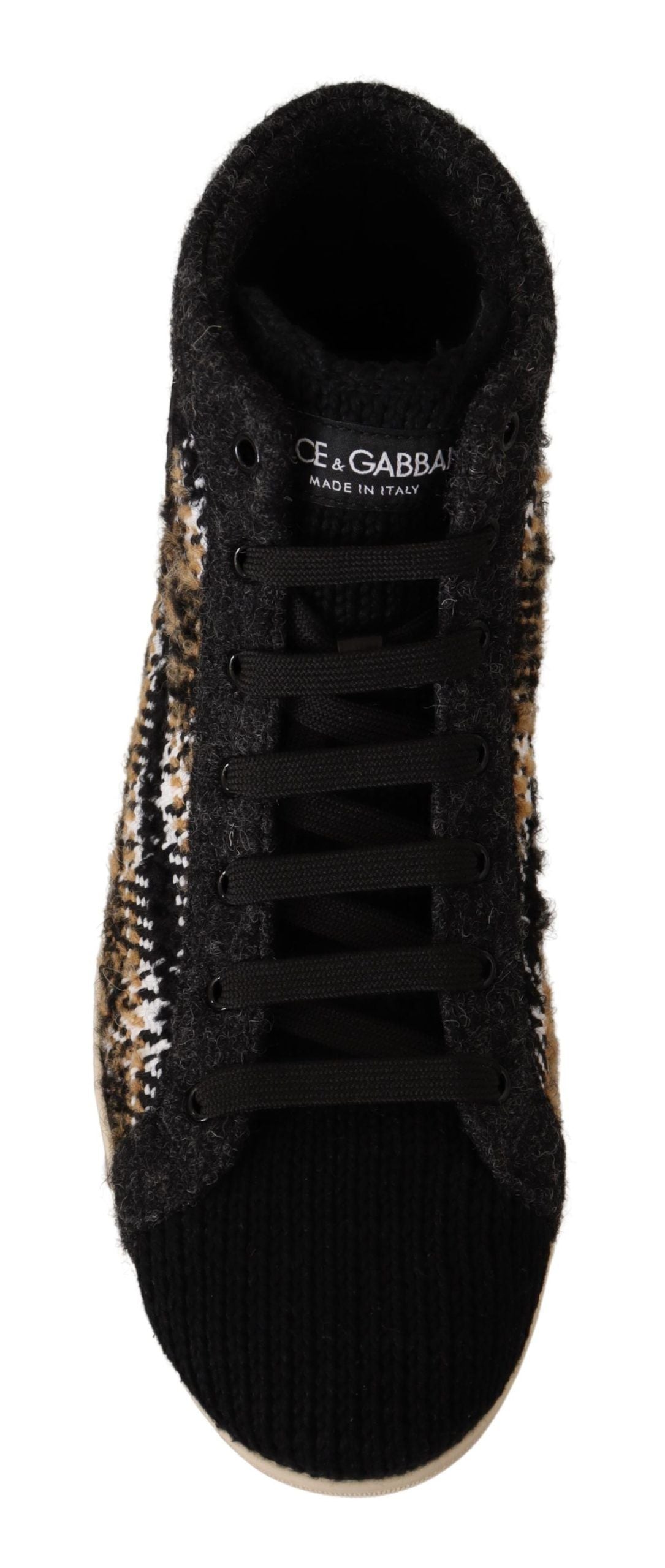 Dolce &amp; Gabbana Beiget High Top Fashion -lenkkarit