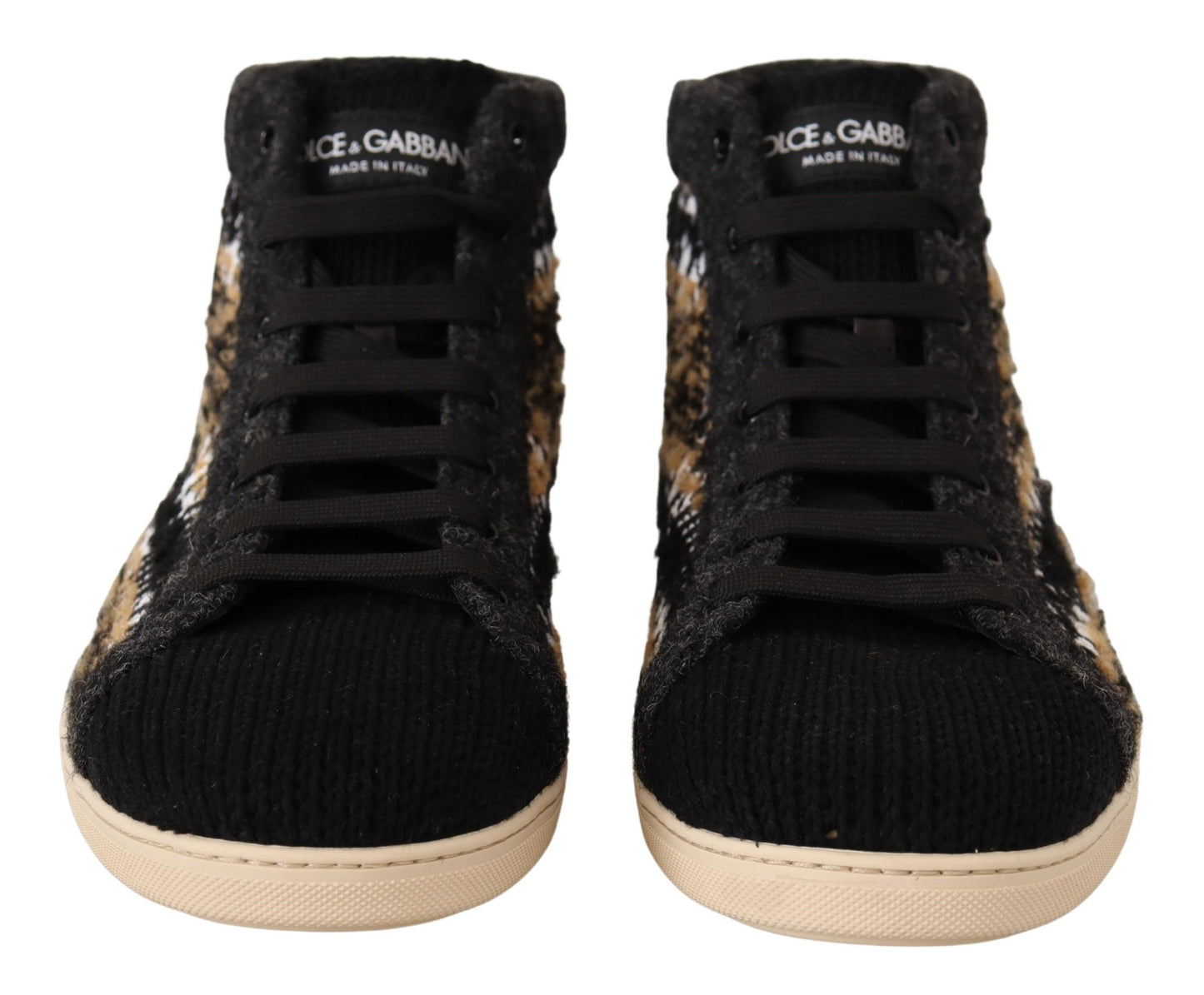 Dolce &amp; Gabbana Beiget High Top Fashion -lenkkarit