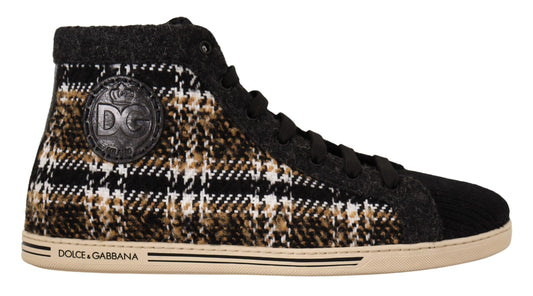 Dolce &amp; Gabbana Beiget High Top Fashion -lenkkarit