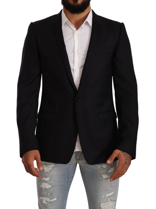 Dolce &amp; Gabbana Exclusive black blazer made of virgin wool