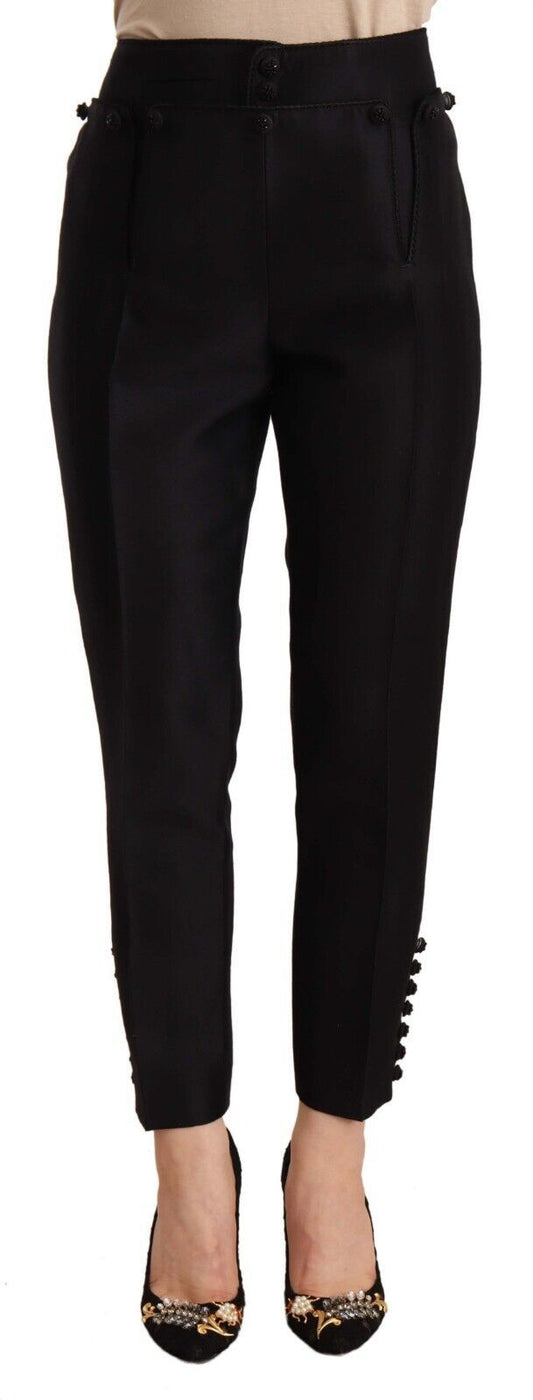 Dsquared² Chic cropped trousers with high waist