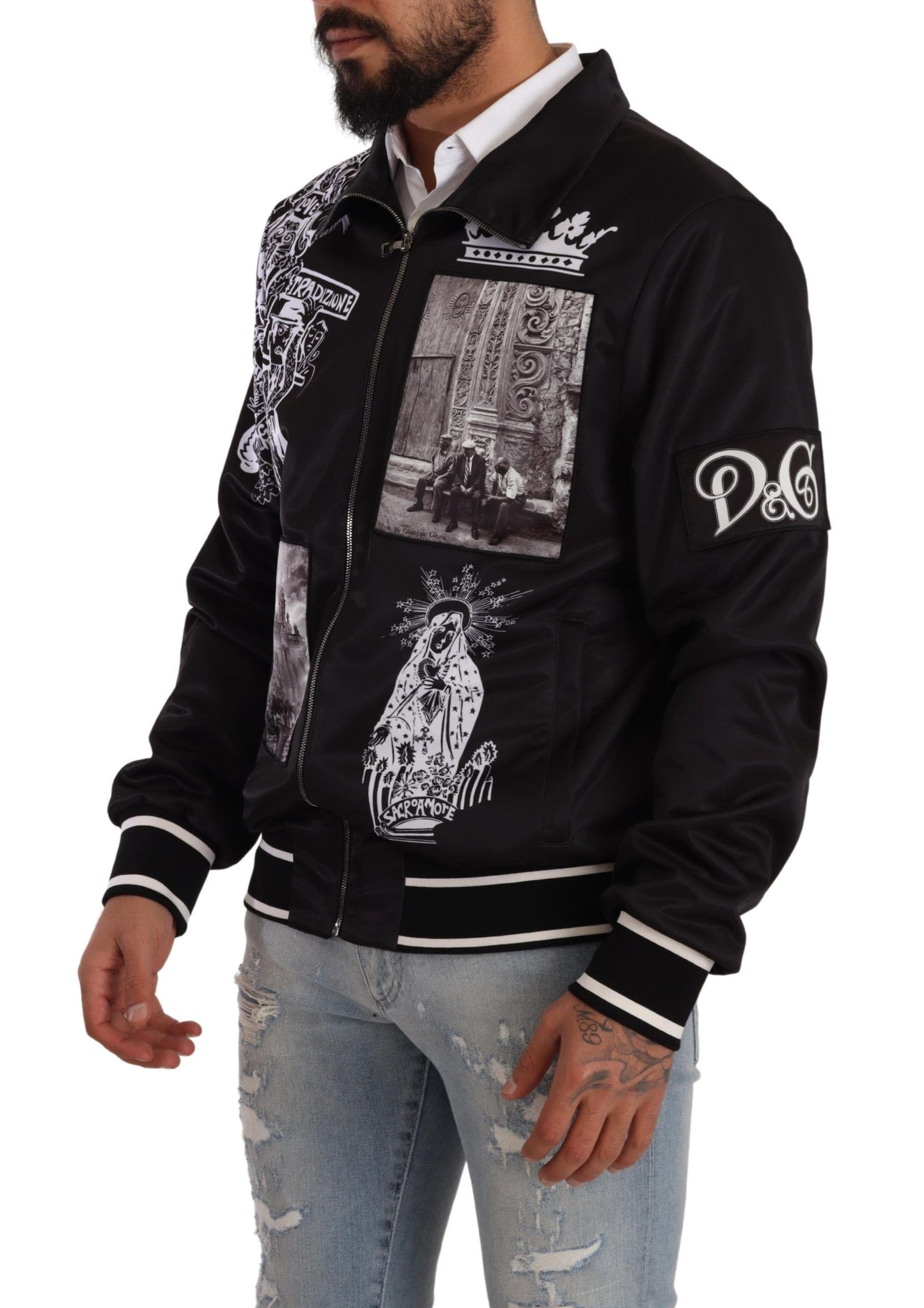 Dolce & Gabbana Atemberaubender Superstizione Zip Pullover