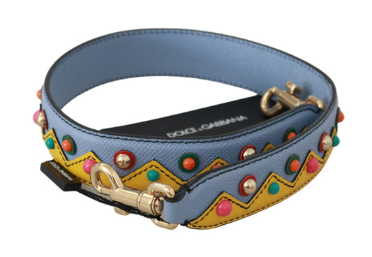 Dolce &amp; Gabbana Multicolor Leather Shoulder Strap Accessory