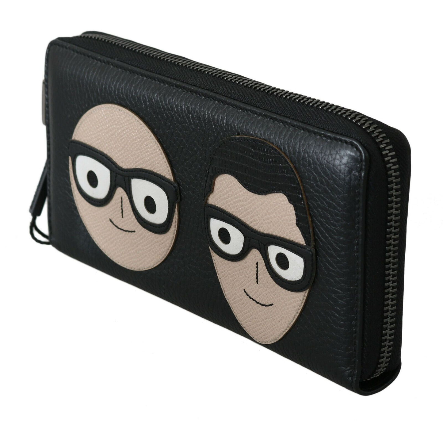 Dolce &amp; Gabbana Elegant black leather wallet