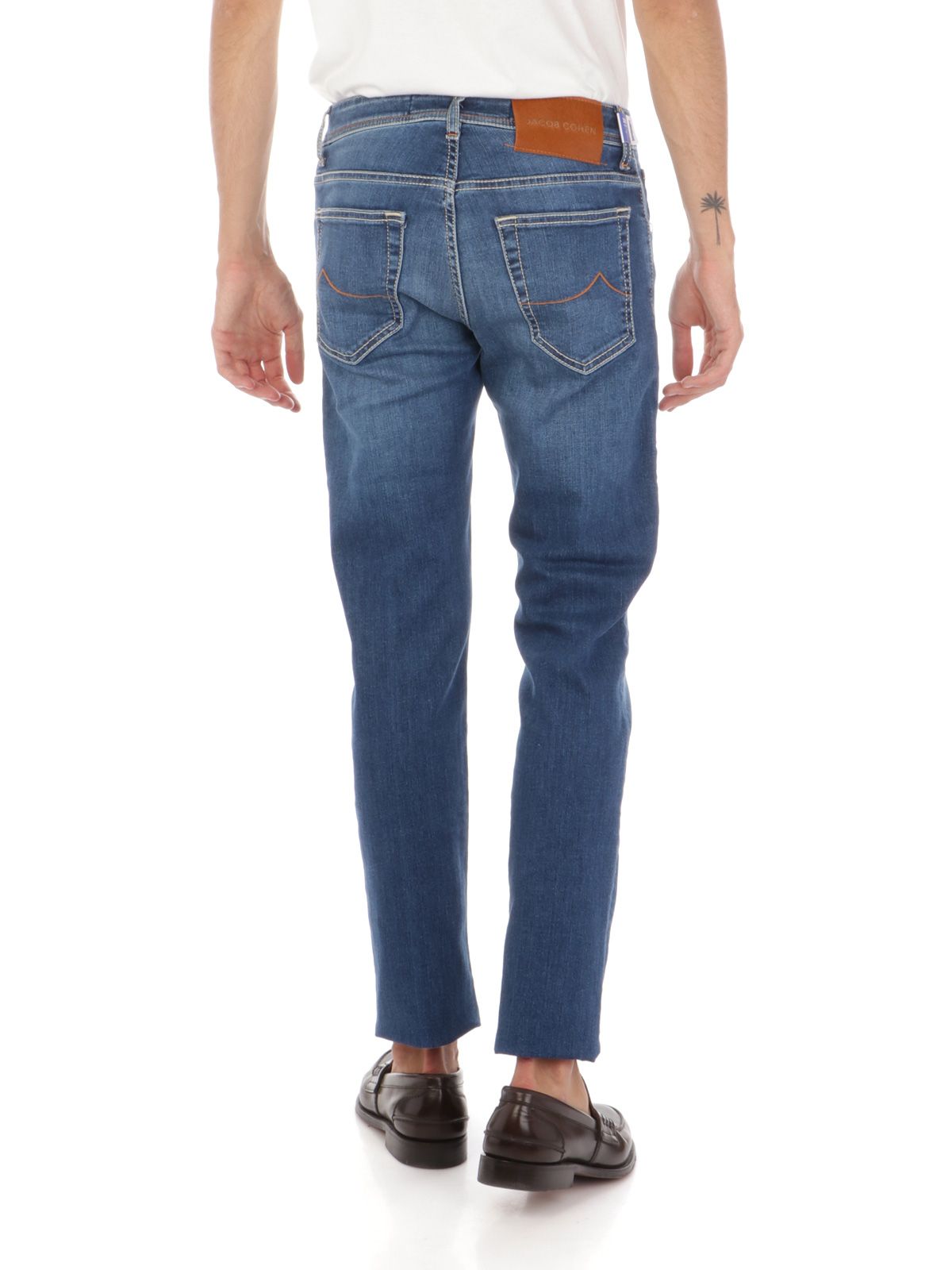 Jacob Cohen Blue Cotton Slim Men's Jeans