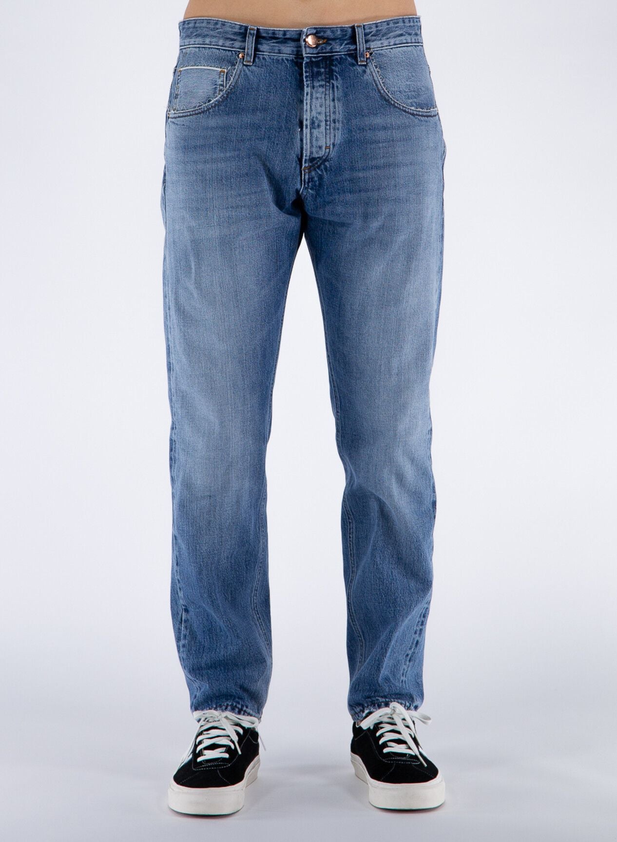 Don The Fuller Blue Cotton Men Jeans