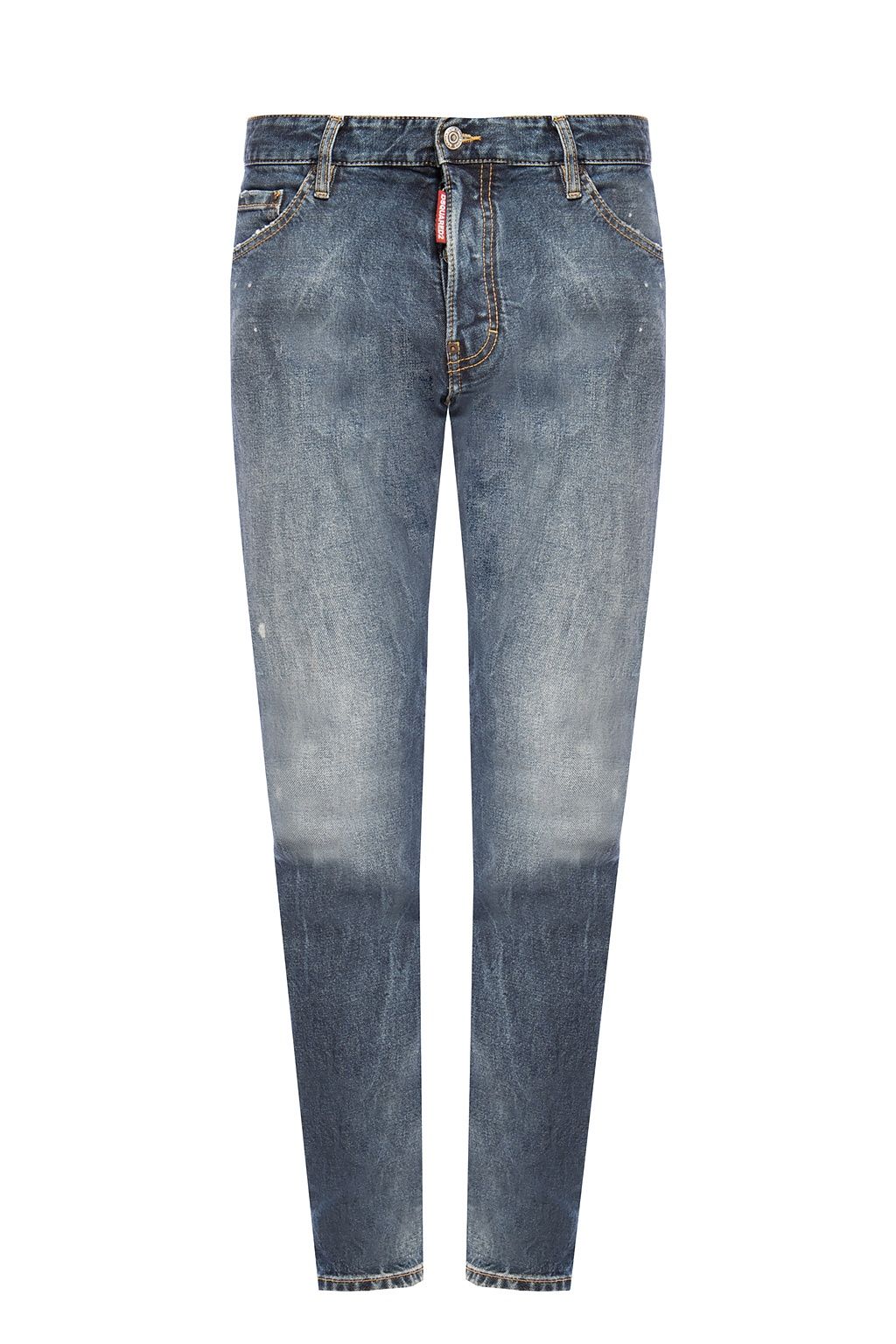 Dsquared² Navy Blue Cool Guy Jean Distressed Denim