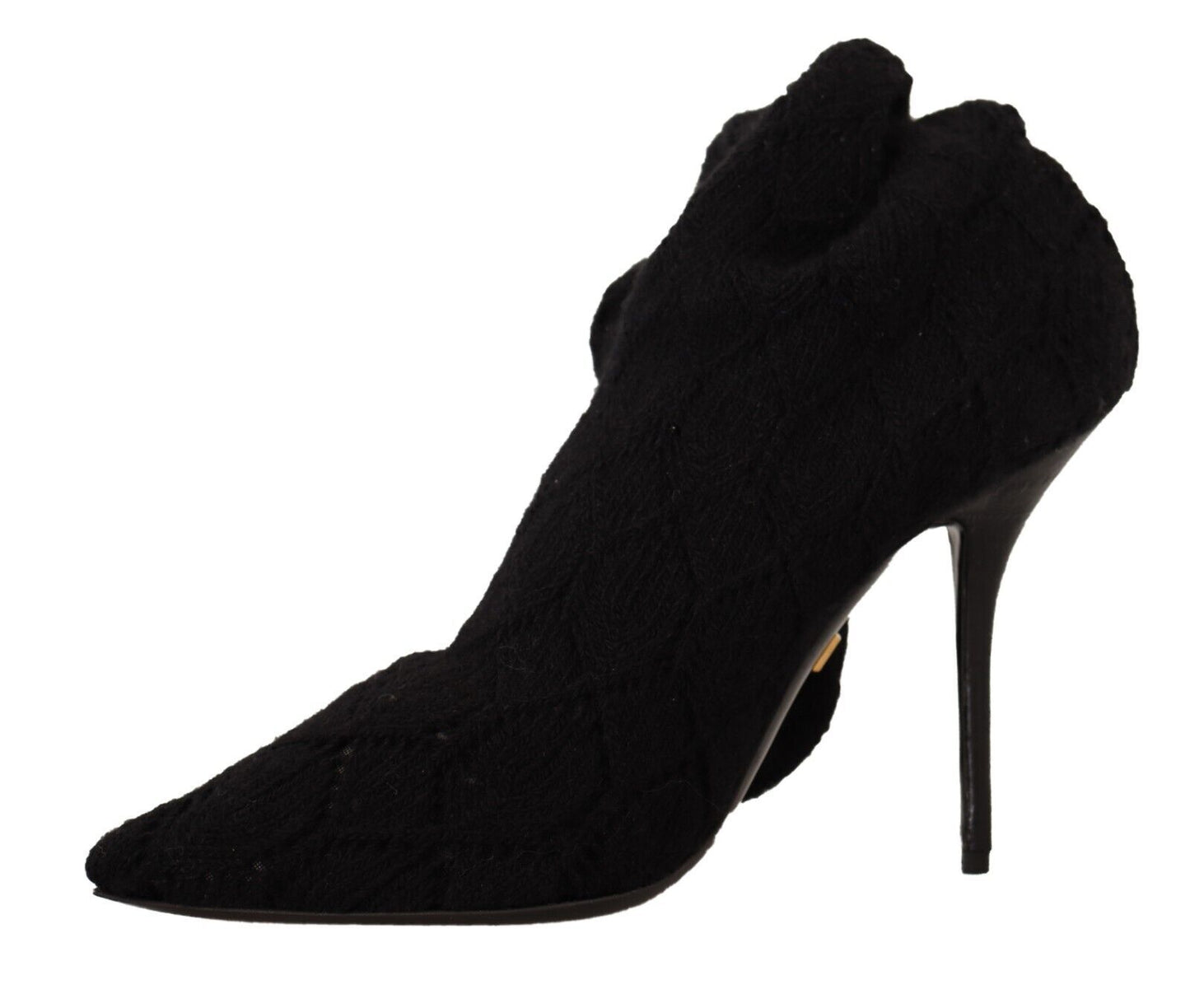 Dolce &amp; Gabbana Elegant Black Stretch Socks -saappaat