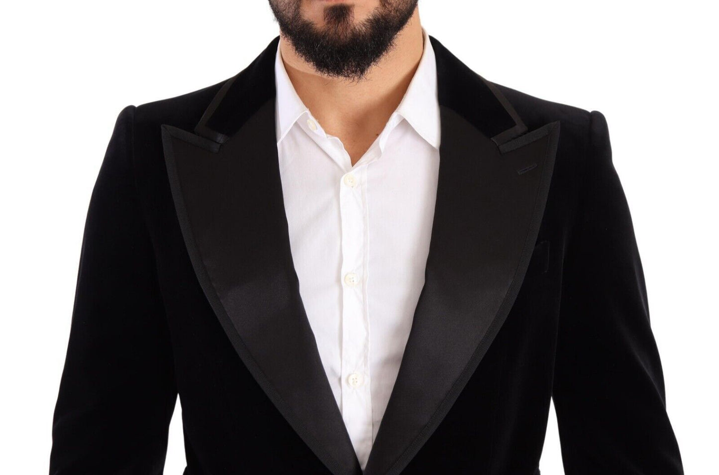 Dolce & Gabbana Eleganter einreihiger Blazer aus Samt