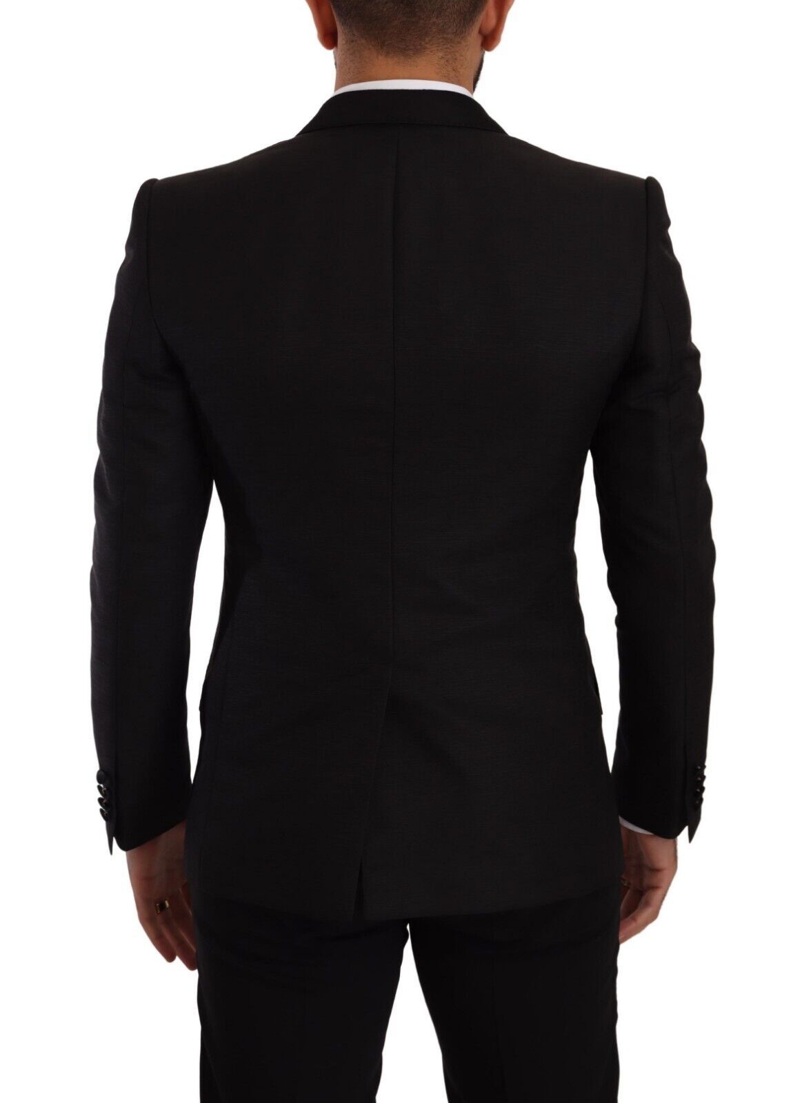 Dolce & Gabbana Sicilia Slim Fit Schwarz Anzug Ensemble