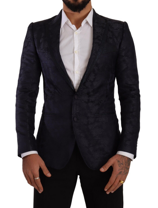 Dolce &amp; Gabbana Elegant dark blue MARTINI blazer for the official occasion