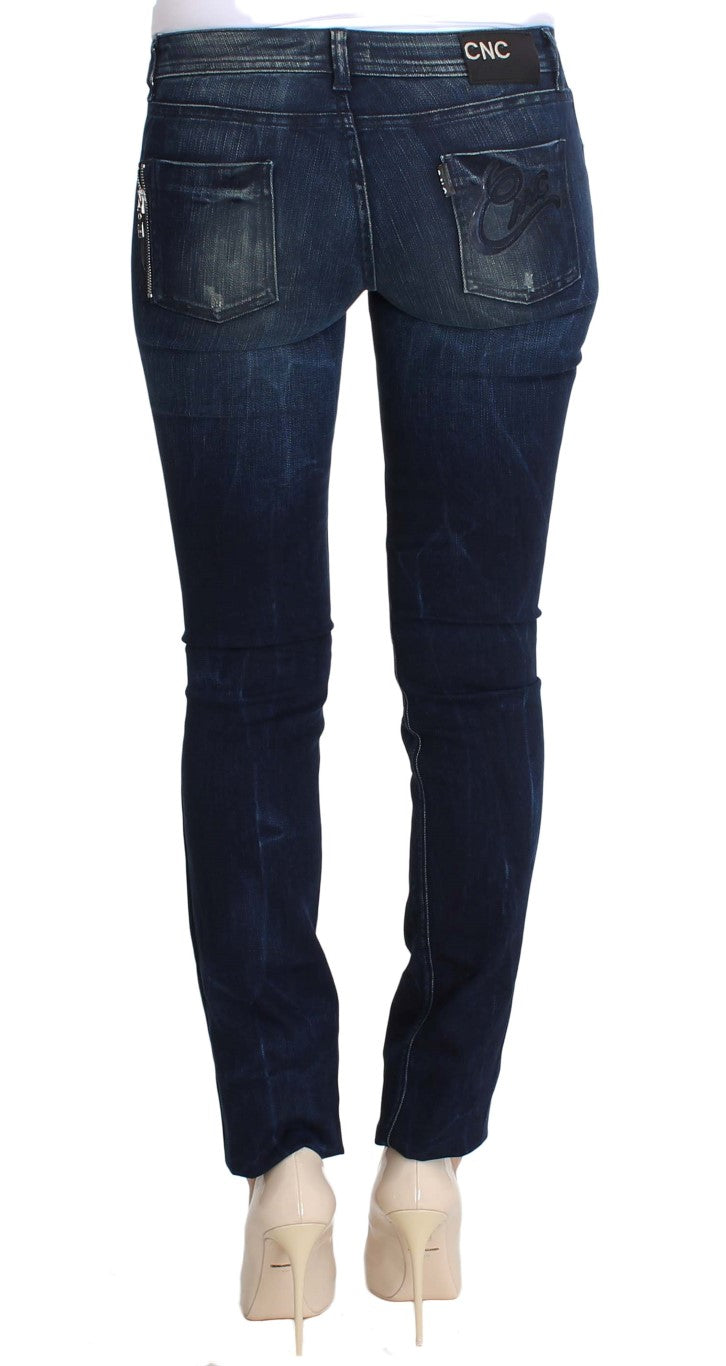 Costume National Chic slim fit skinny jeans in blue