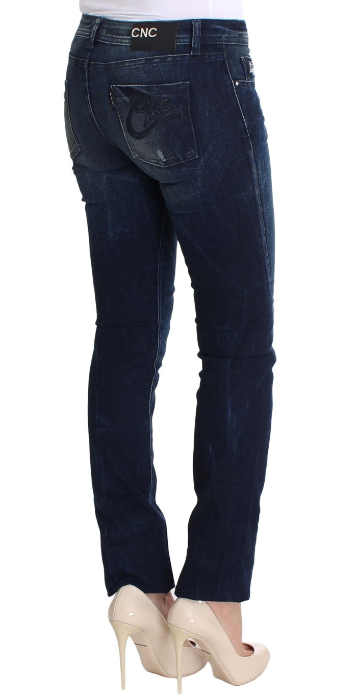 Costume National Chic slim fit skinny jeans in blue