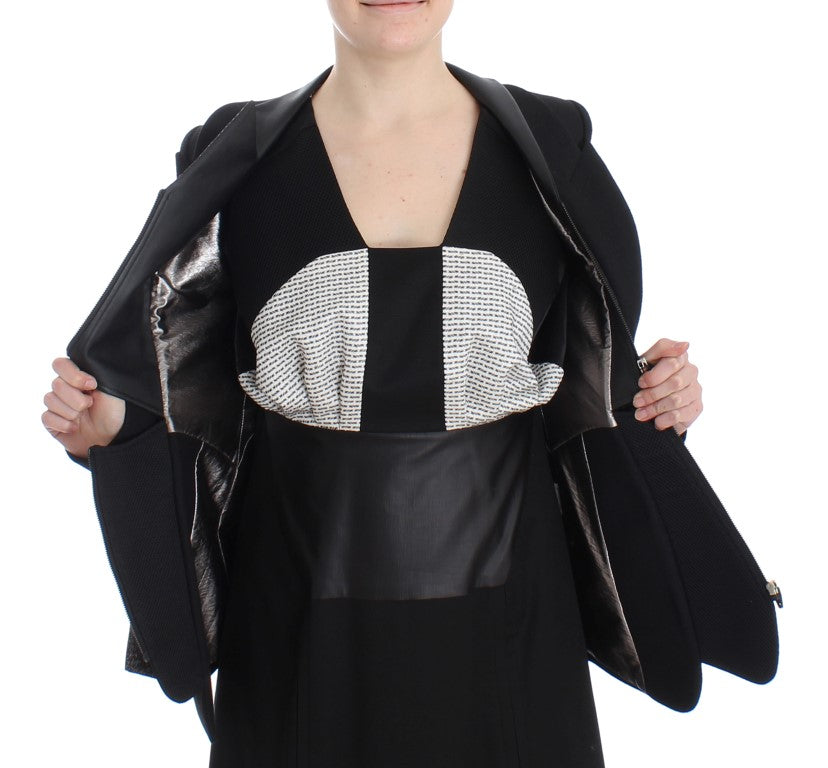 KAALE SUKTAE Elegante monochrome Blazerjacke mit Reißverschluss