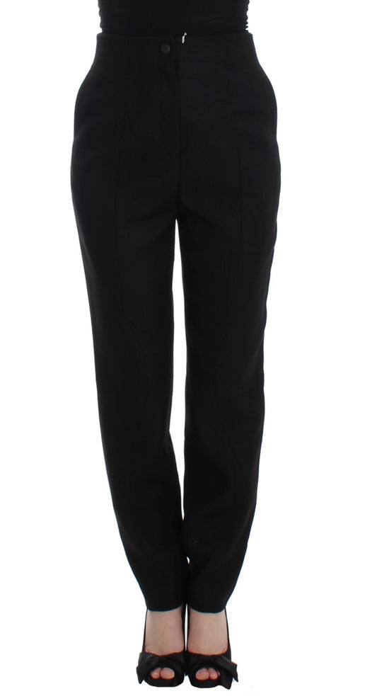 KAALE SUKTAE Elegant Black High Waist Pants