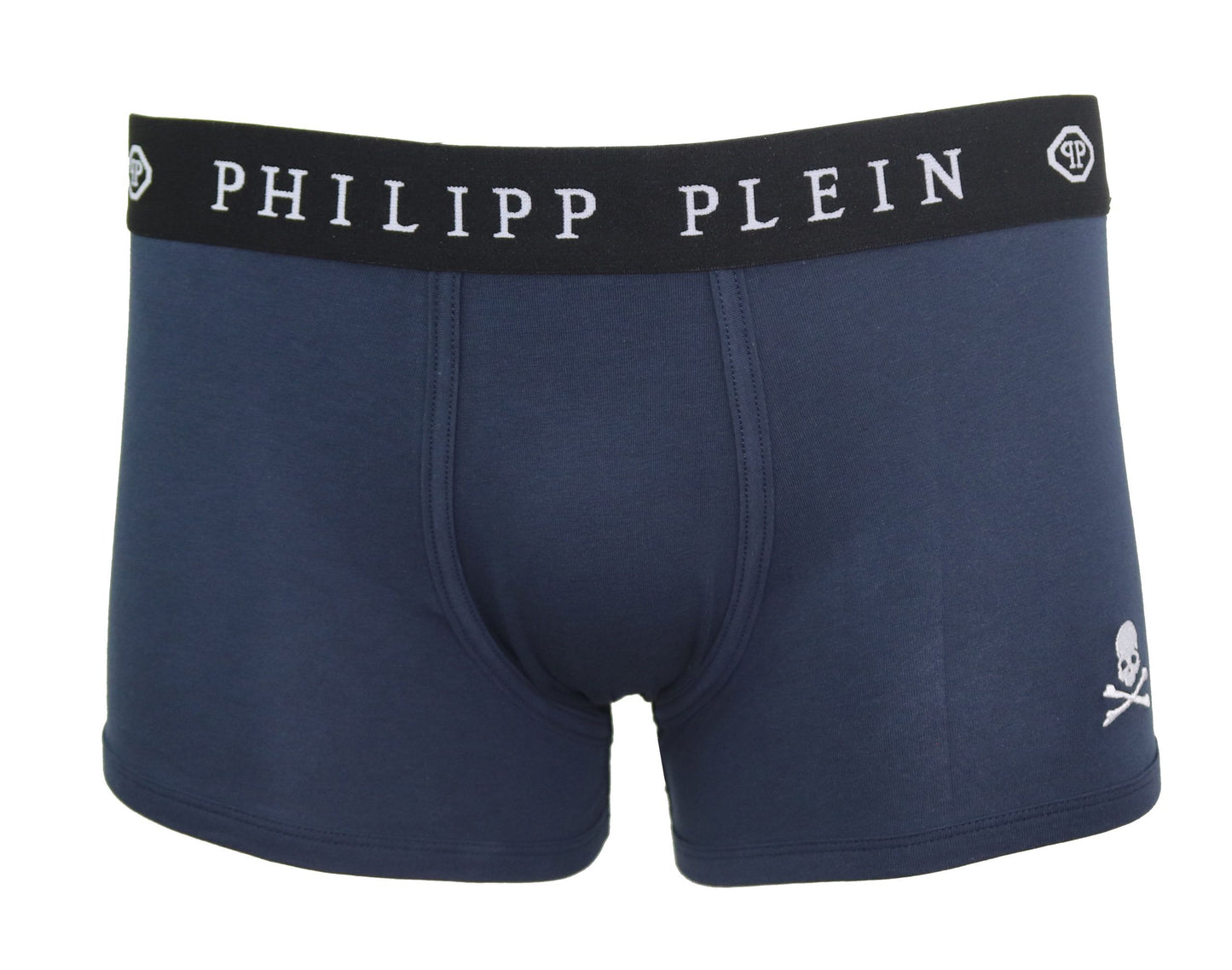 Philipp Plein Blue Cotton Miesten nyrkkeilijät