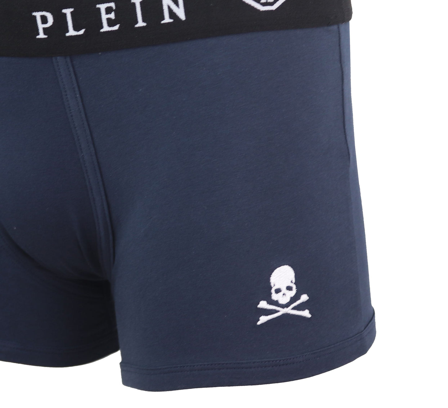 Philipp Plein Blue Cotton Miesten nyrkkeilijät