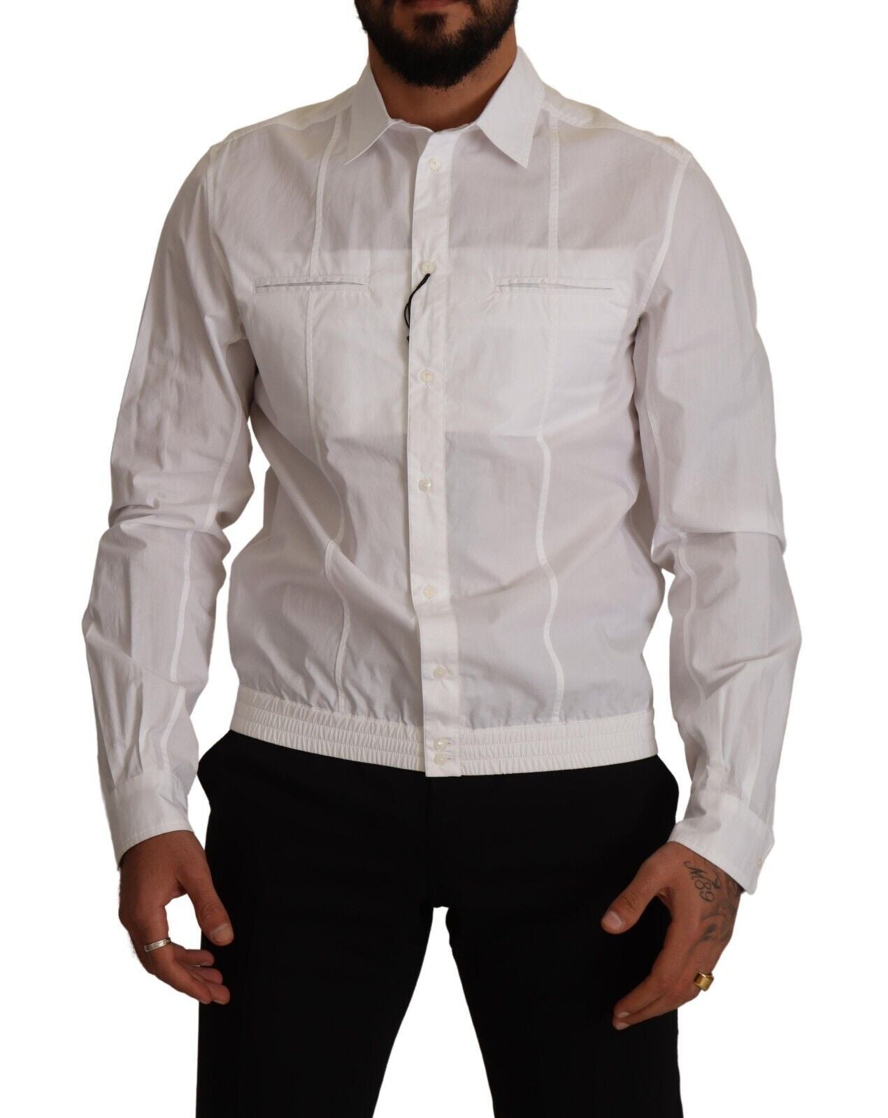 Dolce &amp; Gabbana Elegant Italian shirt in white cotton